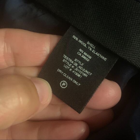 Theory Testra 2B Pants in Spring Navy Multi. - Picture 6 of 14